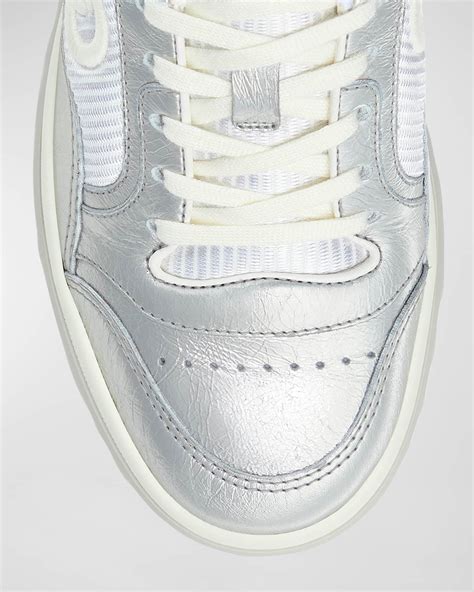 Gucci MAC80 Metallic Leather Low